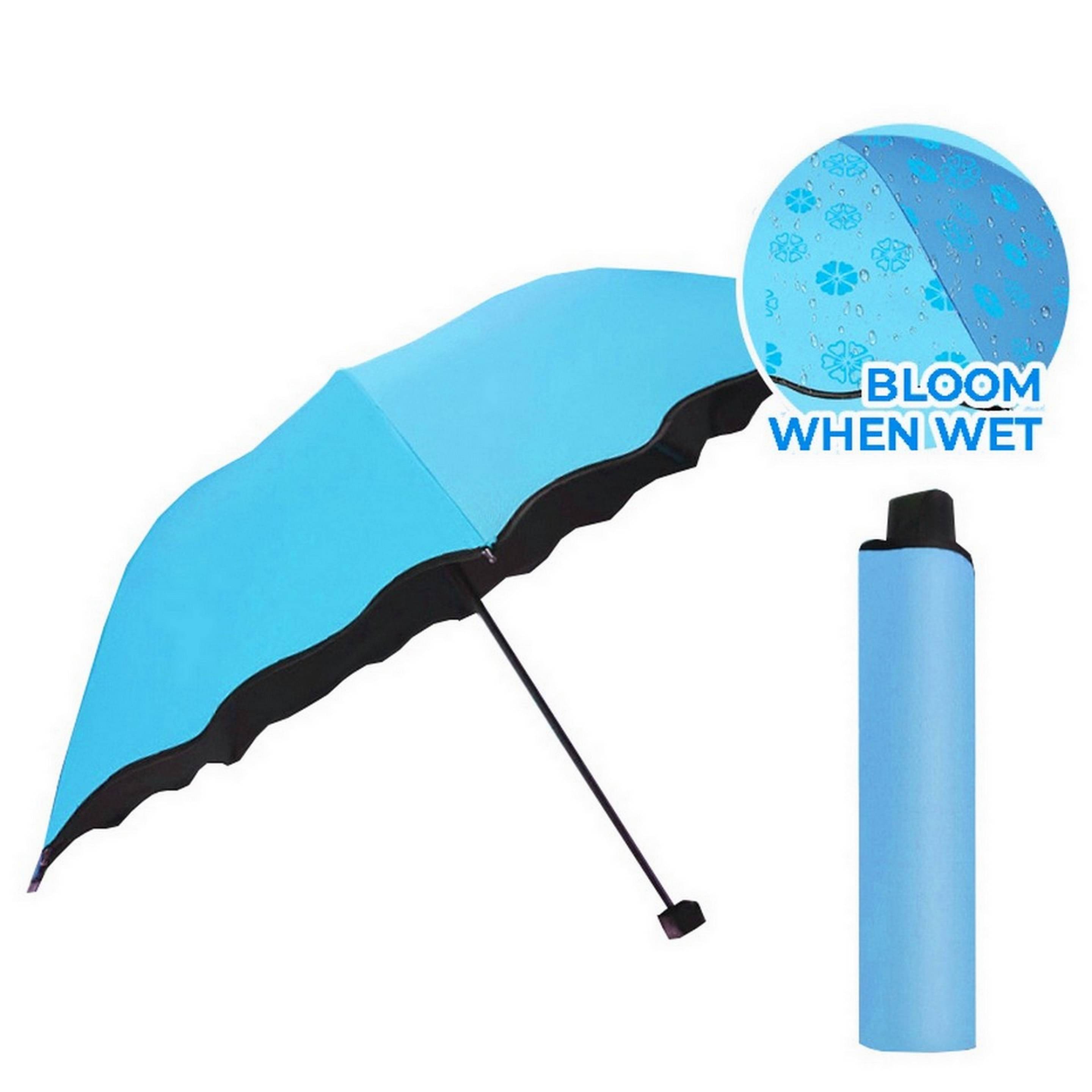     			Infispace Blue 3 Fold Umbrella