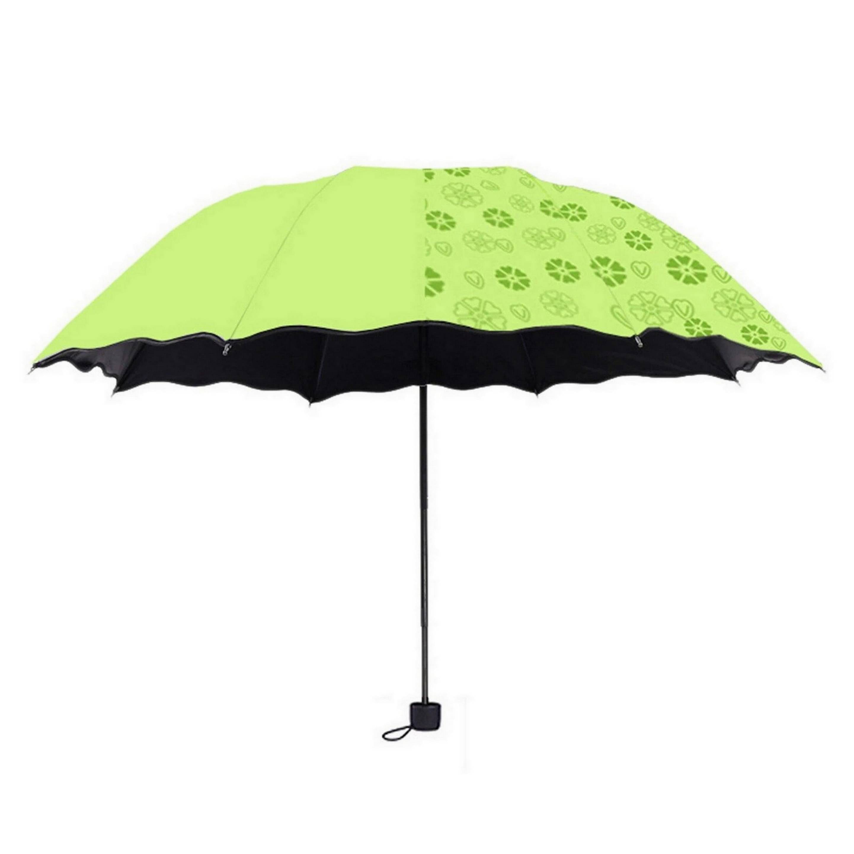     			Infispace Green 3 Fold Umbrella