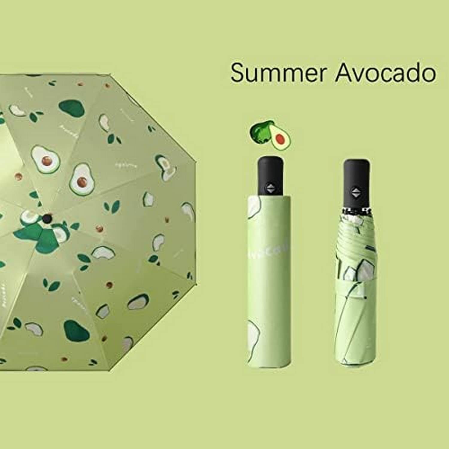     			Infispace Green 3 Fold Umbrella