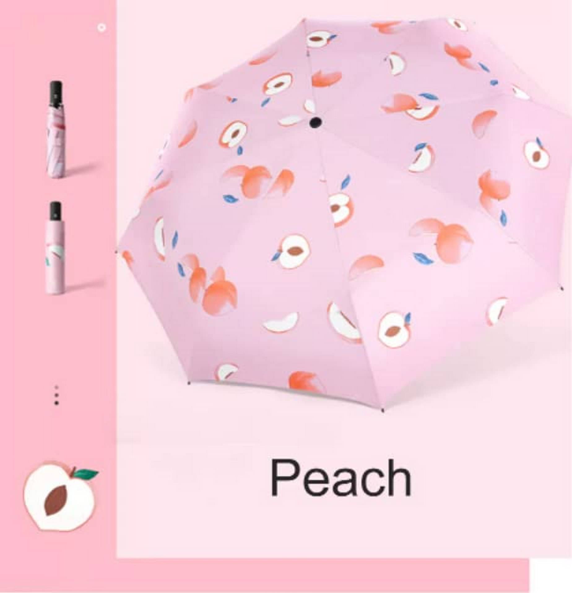     			Infispace PeachPuff 3 Fold Umbrella