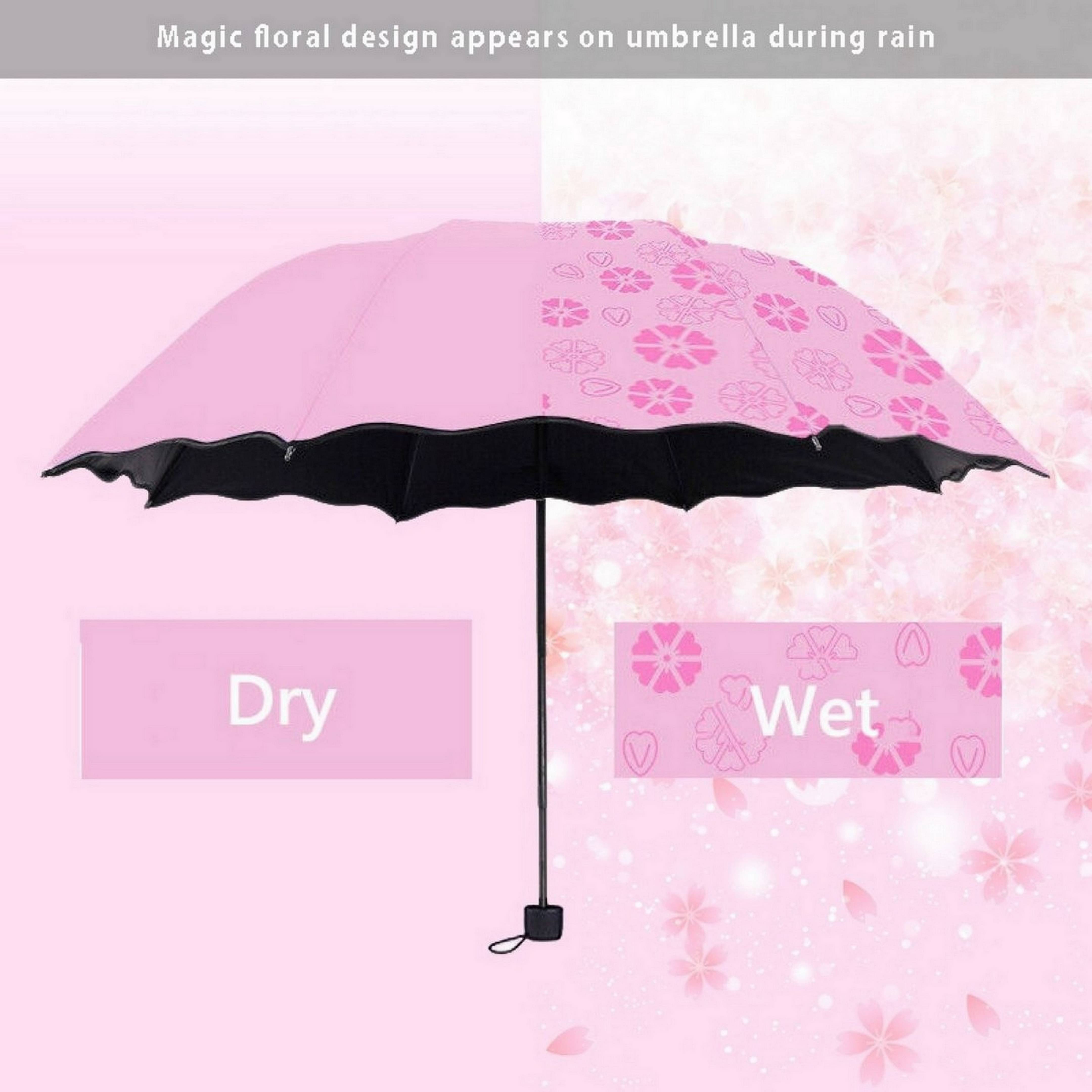     			Infispace Pink 3 Fold Umbrella