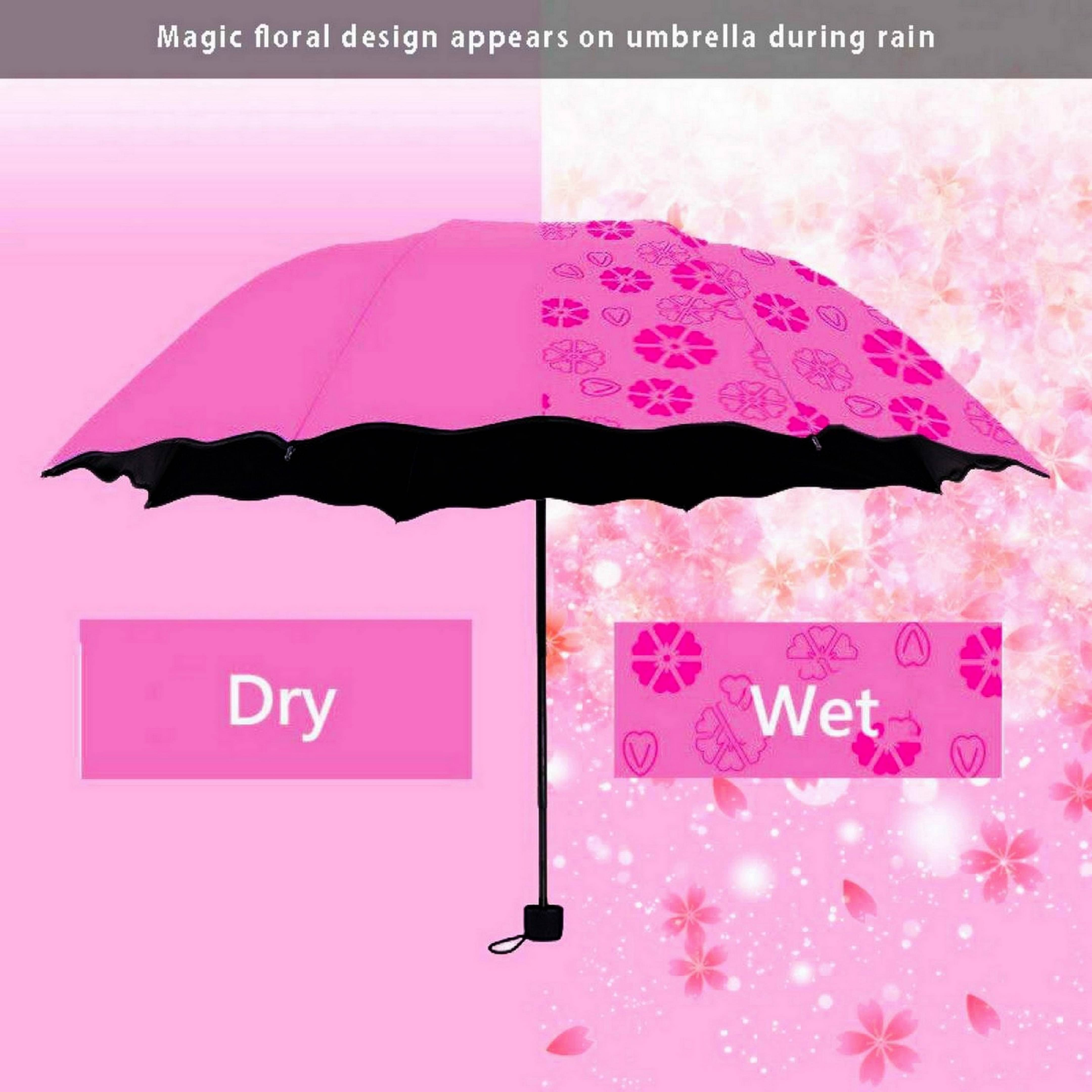 Infispace Pink 3 Fold Umbrella Infispace Pink 3 Fold Umbrella