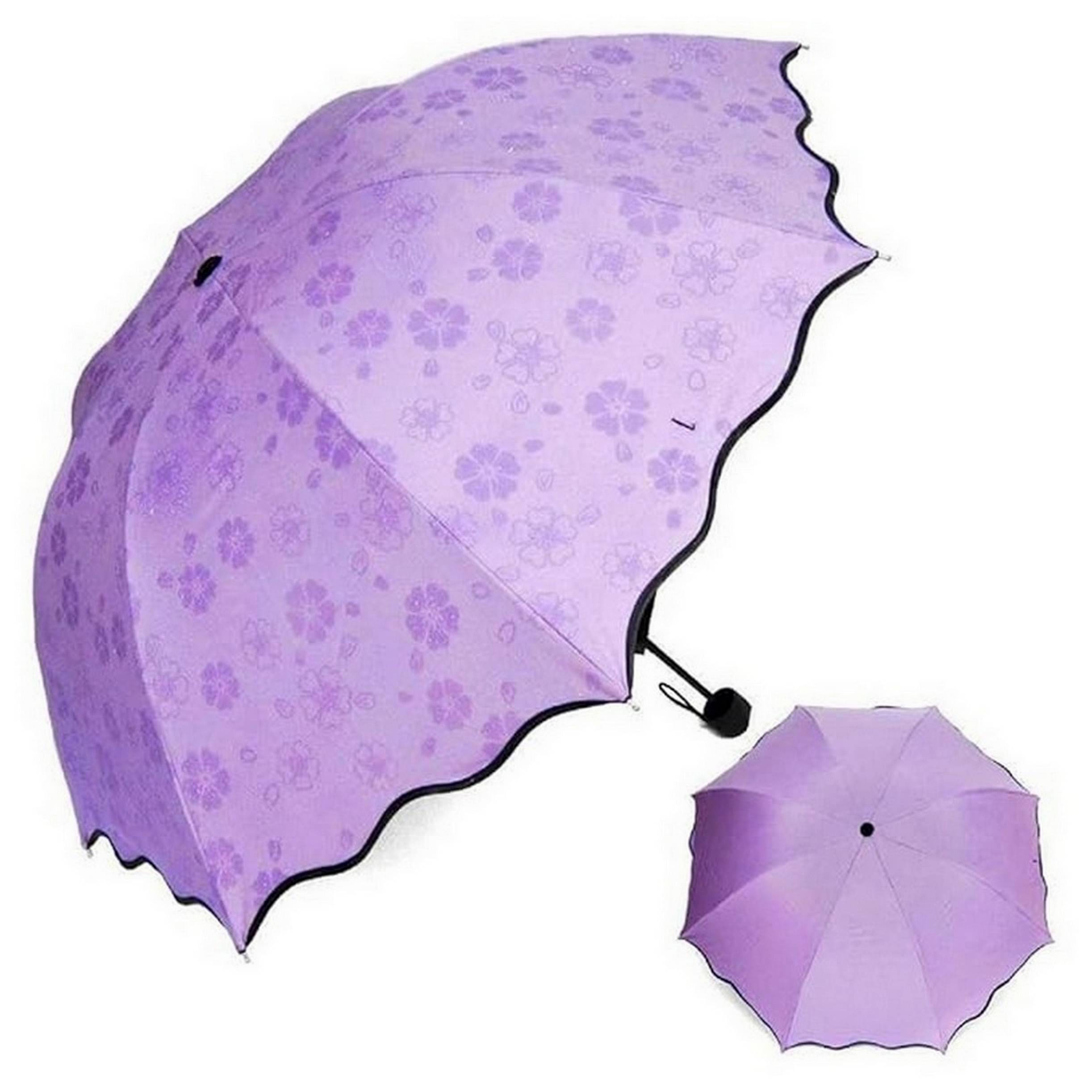     			Infispace Purple 3 Fold Umbrella