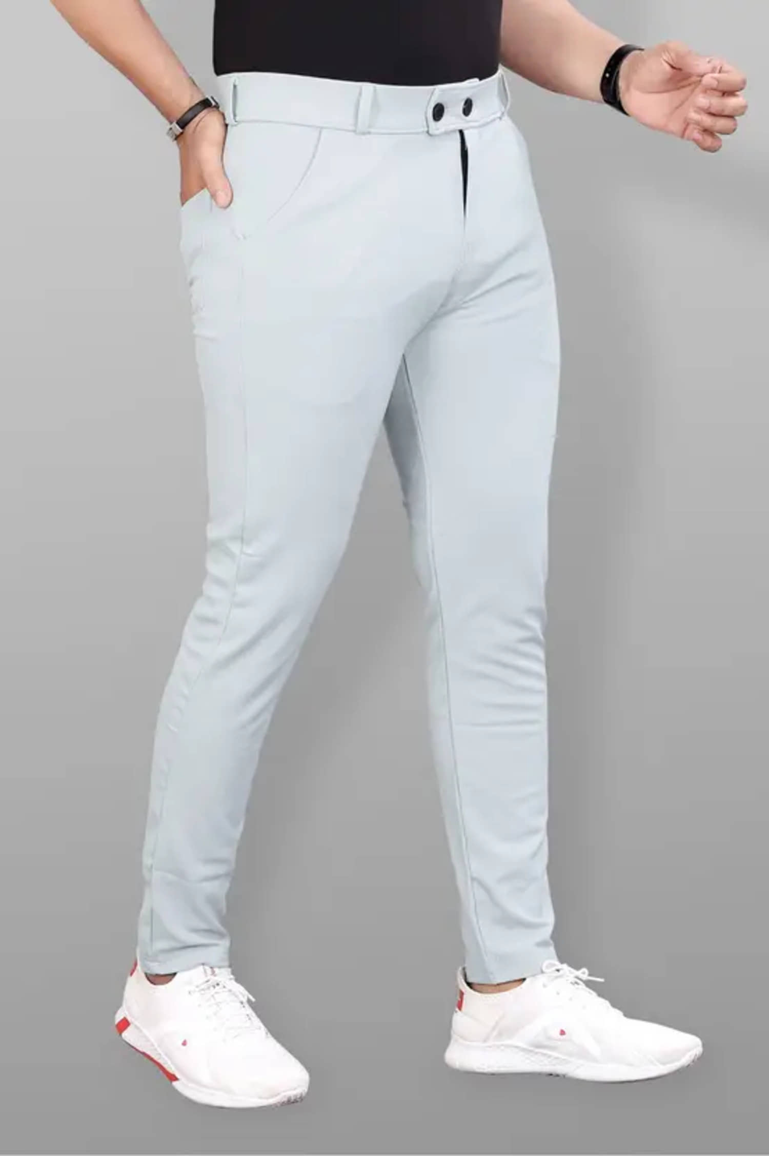 KITWELL Regular Flat Men's Trouser - Khaki ( Pack of 1 ) - Trousers | Buy online on ZillyBuy
