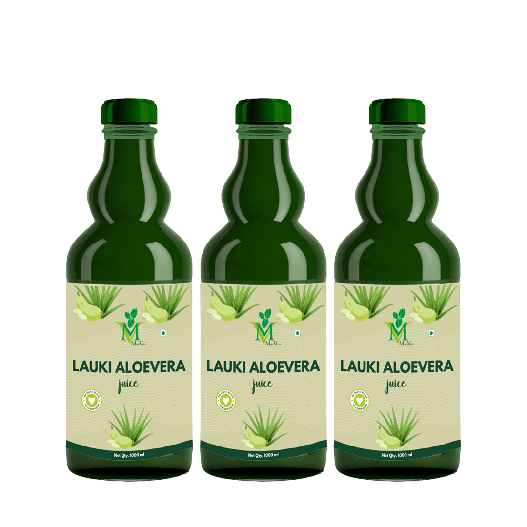 Lauki Aloevera sugar free Juice Pack of 3 - 1000ml