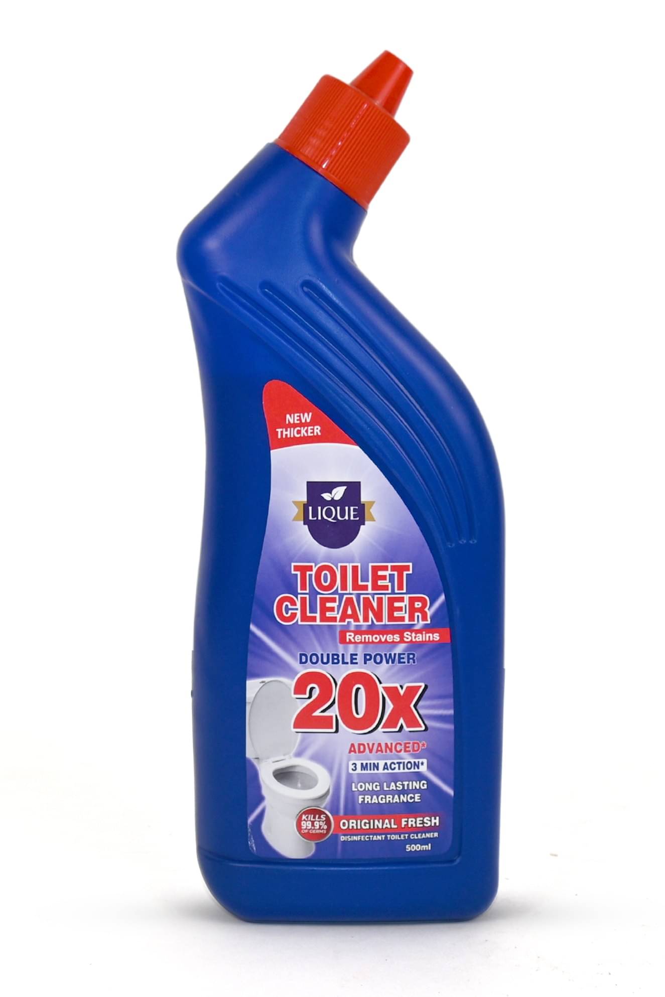     			`Lique Toilet Cleaner remover stains 500ml kills 99.9% germs
