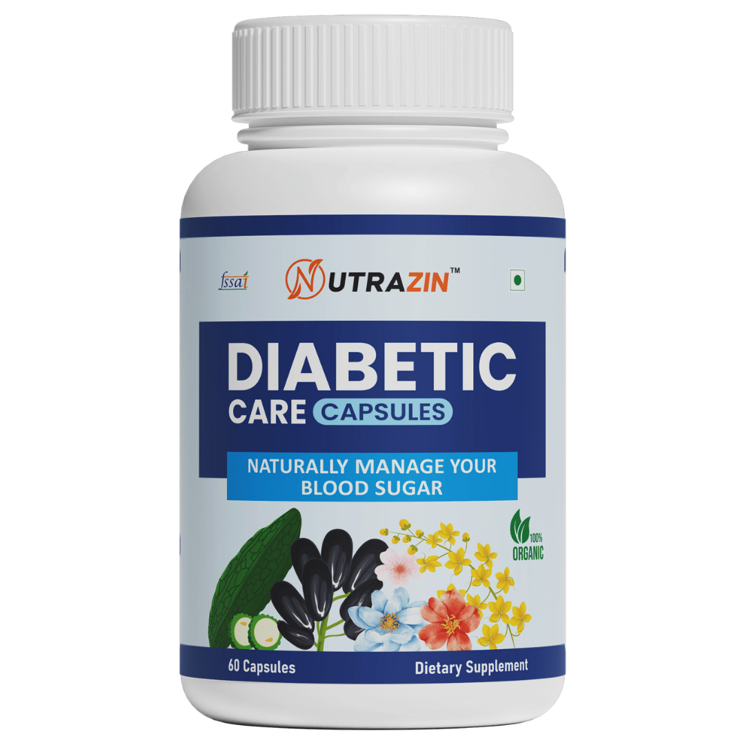     			NUTRAZIN Diabetic Care Capsules Capsule 60 gm Pack Of 1