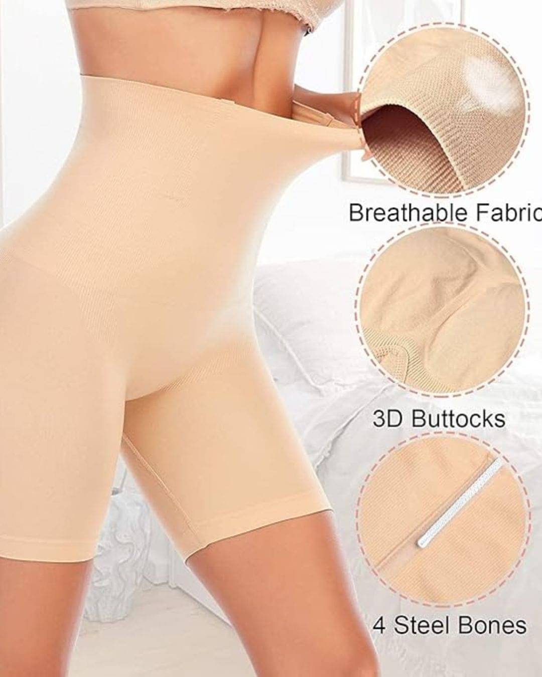 Overalza Pack of 1 Cotton Women's Tummy Tucker ( Beige )     			Overalza Pack of 1 Cotton Women's Tummy Tucker ( Beige )