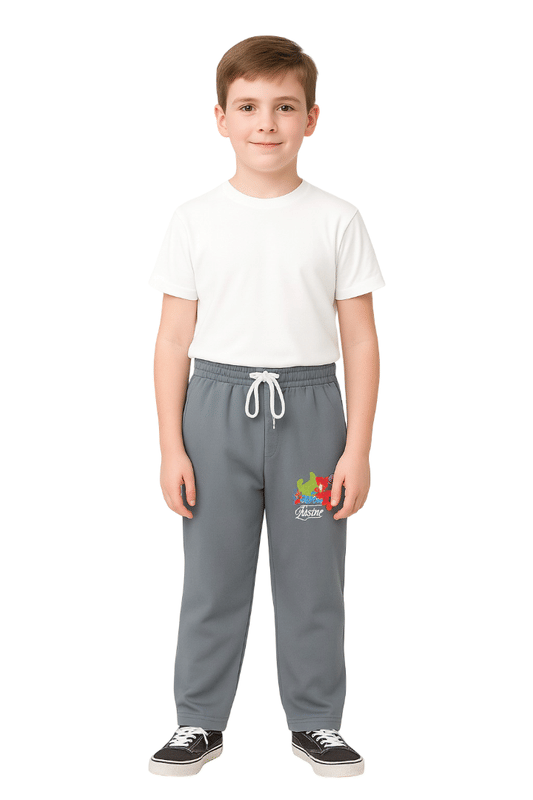     			Paryag Pack of 1 Boys Fleece Trackpant ( Grey )