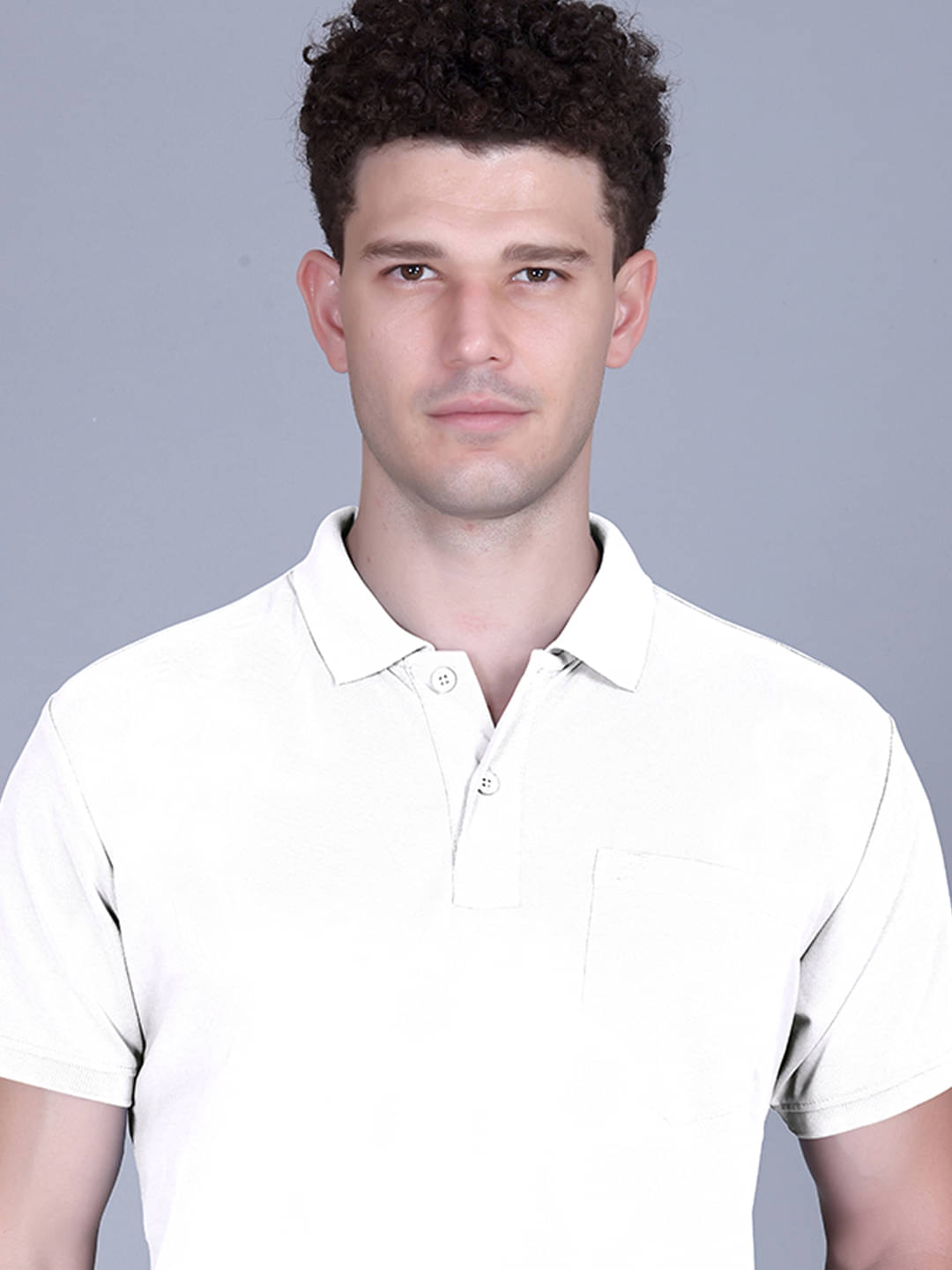 Promount Men Polyester Regular Fit Solid Polo T Shirt ( White ) Promount Men Polyester Regular Fit Solid Polo T Shirt ( White )