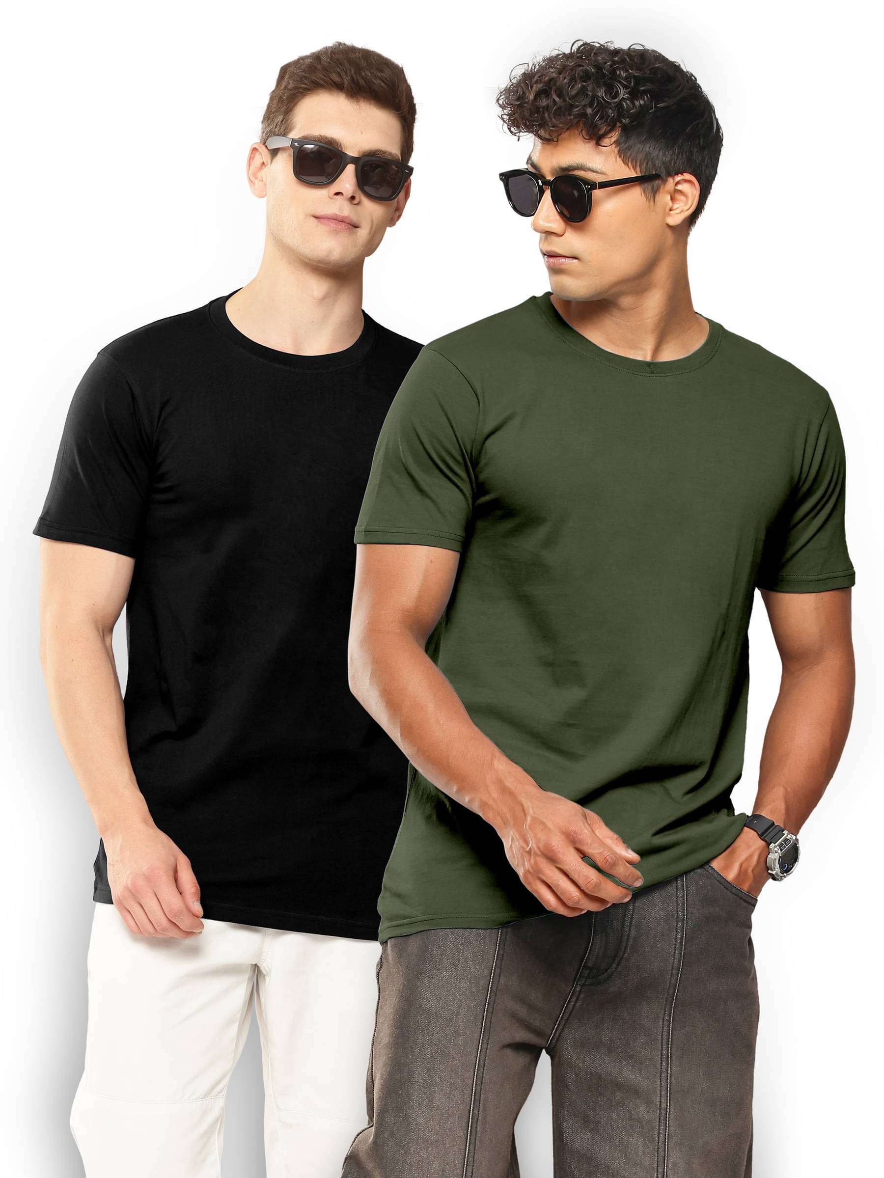 QCUT Men Cotton Blend Regular Fit Self Design T-Shirt ( Multicolor10 ) QCUT Men Cotton Blend Regular Fit Self Design T-Shirt ( Multicolor10 )