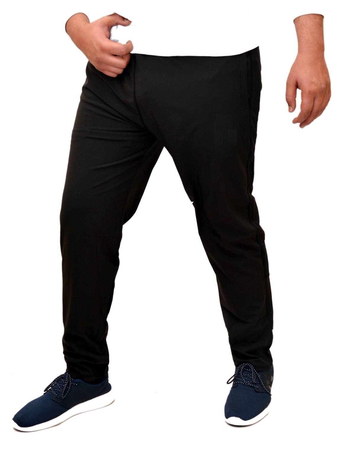    			RAN BOLT Black Polyester Men's Trackpants ( Pack of 1 )