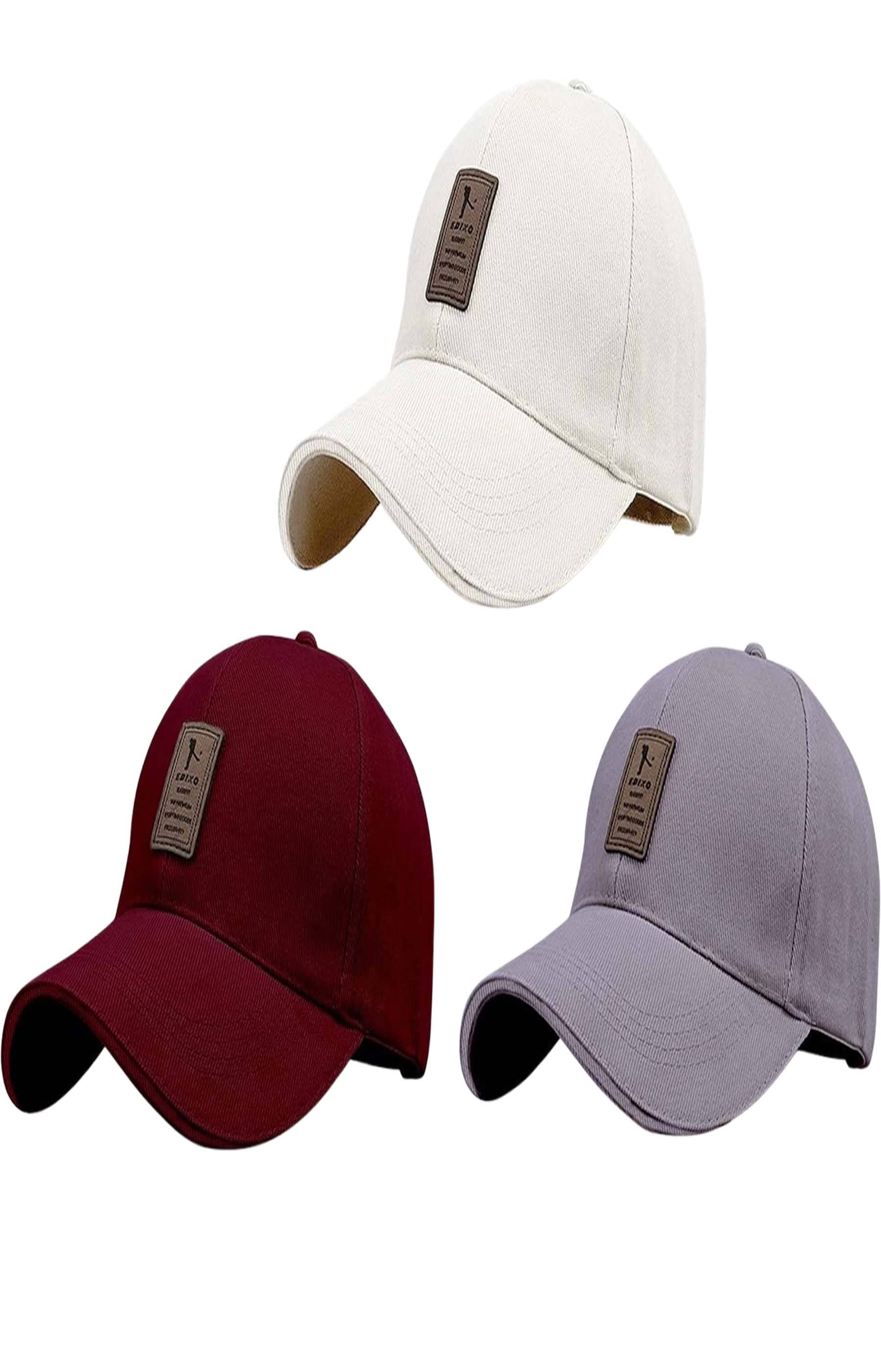     			RHYLOZ Pack of 3 Cotton Men's Cap ( Multicolor )