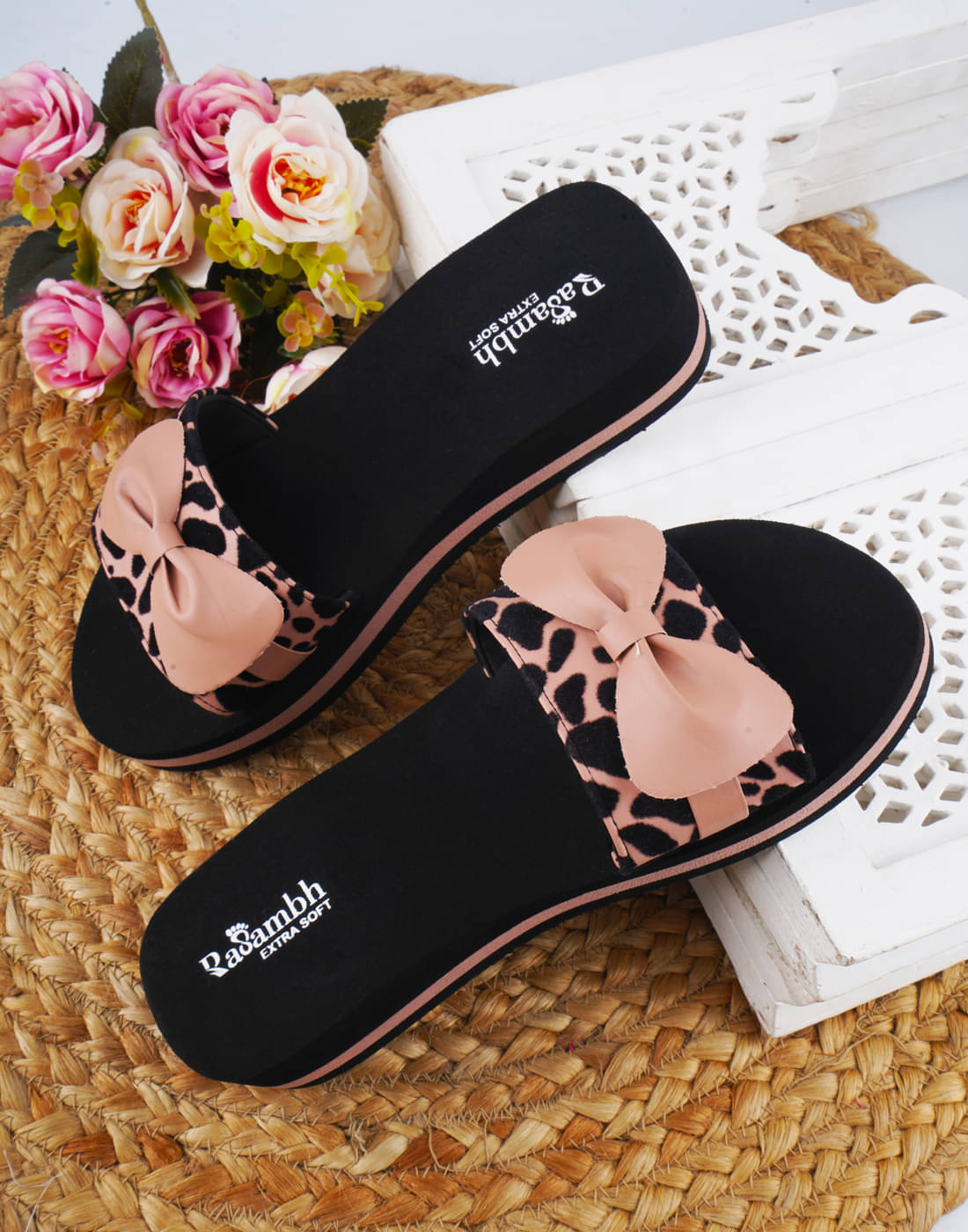     			Rasambh Peach Women's Slide Flip Flop