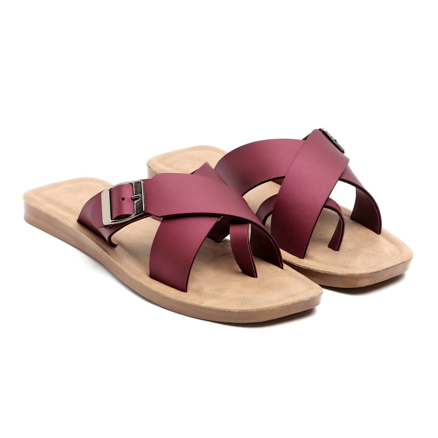     			SCHOOZI Maroon Women's Flats