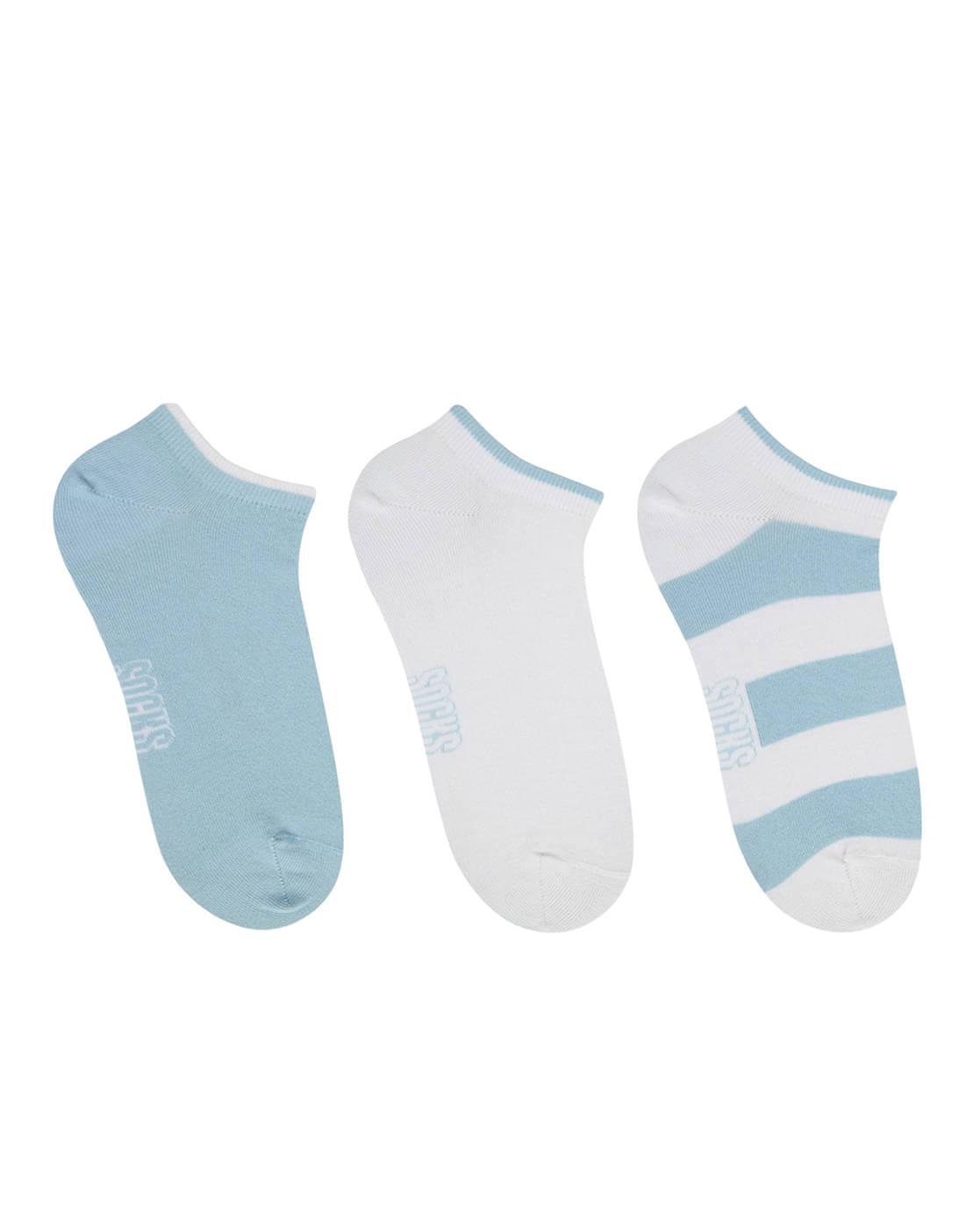     			SOCKSXPRESS Pack of 3 Men's Cotton Ankle Length Socks ( Multicolor )