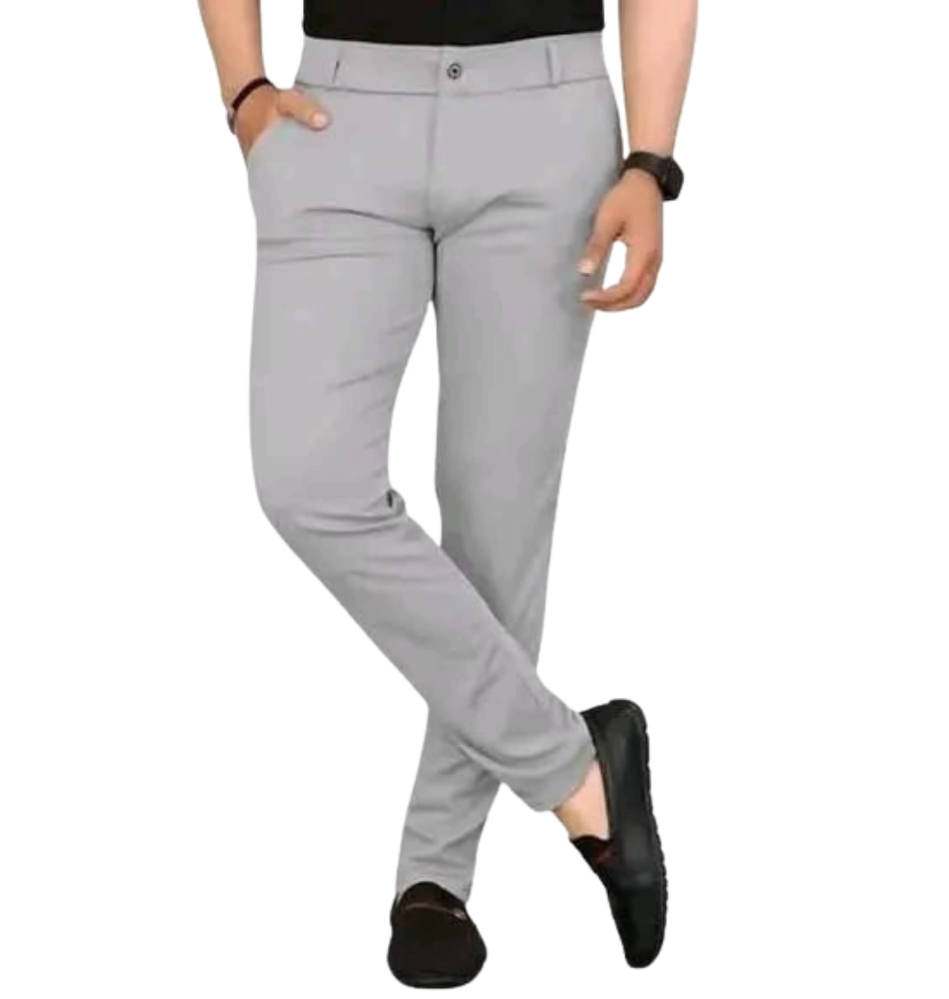 Shiv Sales Grey Lycra Men's Trackpants ( Pack of 1 ) Shiv Sales Grey Lycra Men's Trackpants ( Pack of 1 )