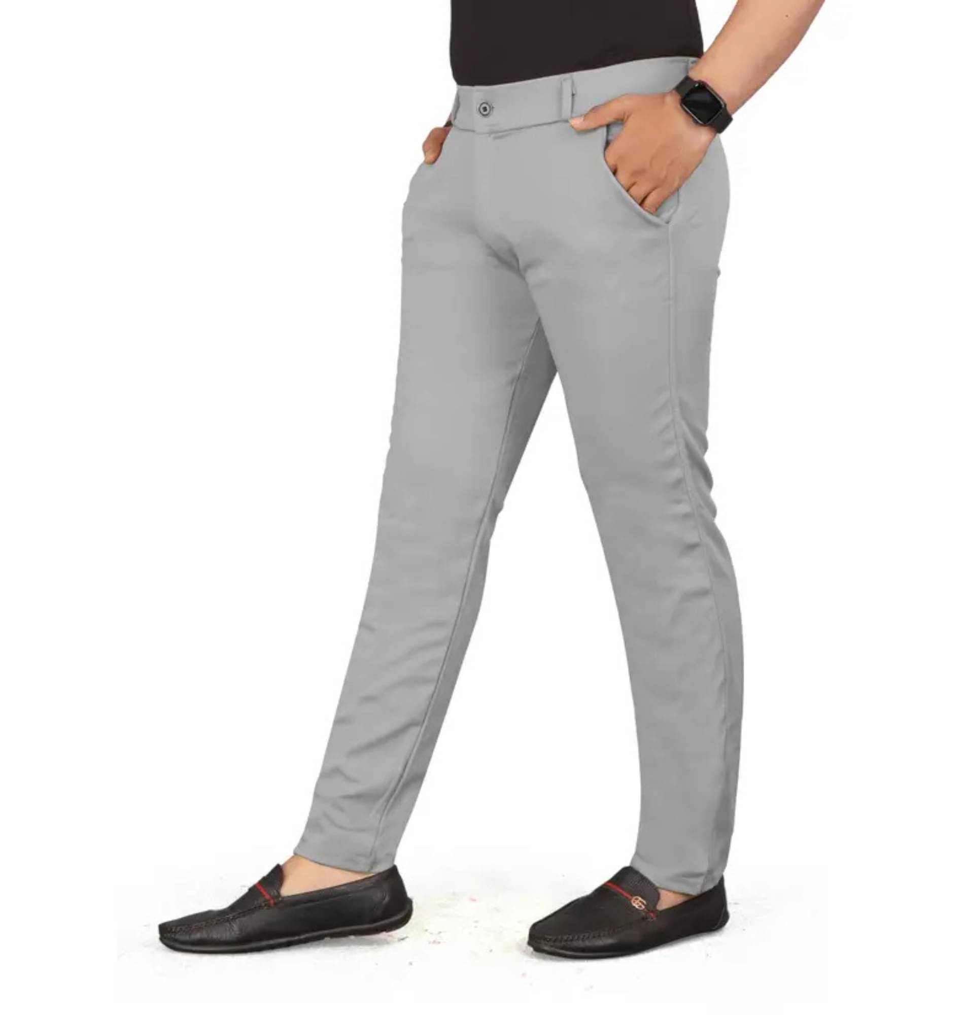 Shiv Sales Grey Lycra Men's Trackpants ( Pack of 1 )     			Shiv Sales Grey Lycra Men's Trackpants ( Pack of 1 )