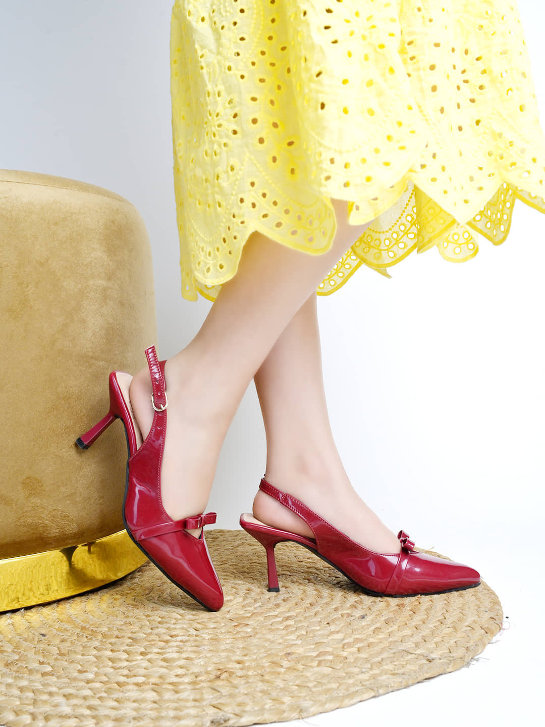 Shoetopia Red Women's Pumps Heels - Heels | Buy online on ZillyBuy