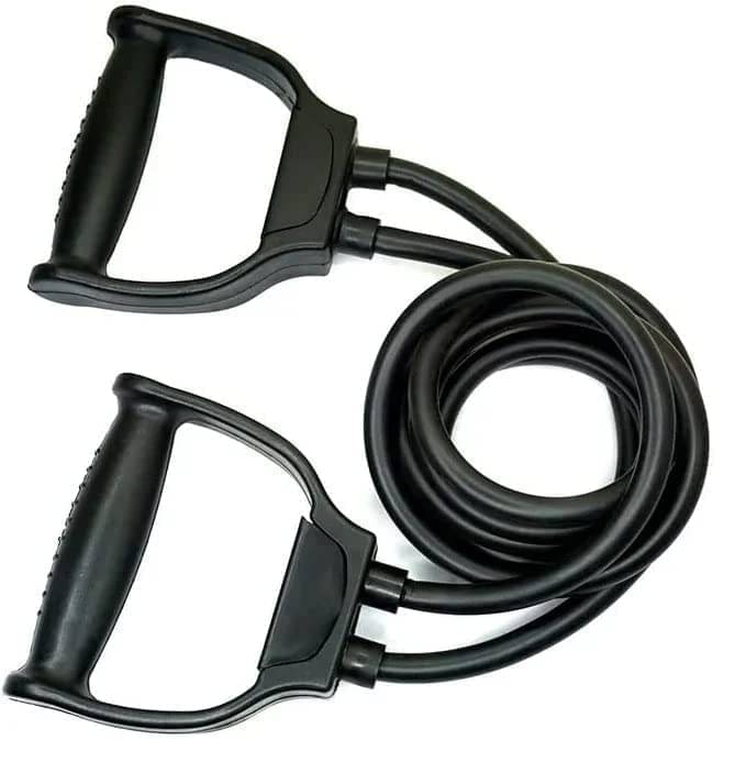 Shopeleven Rubber Double Toning Tube Black - Heaviest Resistance Shopeleven Rubber Double Toning Tube Black - Heaviest Resistance
