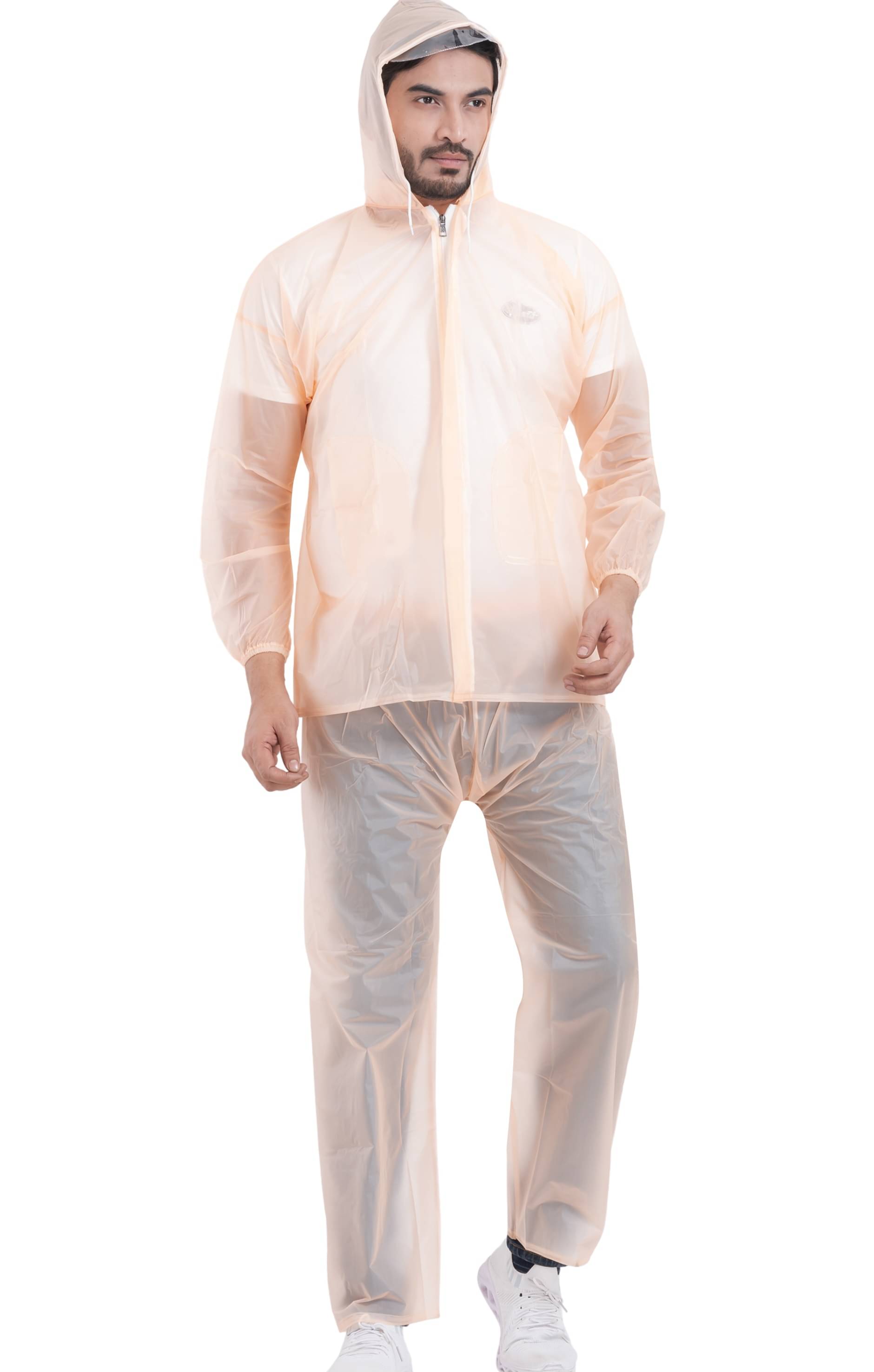 Sindon Peach Nylon Men's Raincoat ( Pack of 1 ) Sindon Peach Nylon Men's Raincoat ( Pack of 1 )