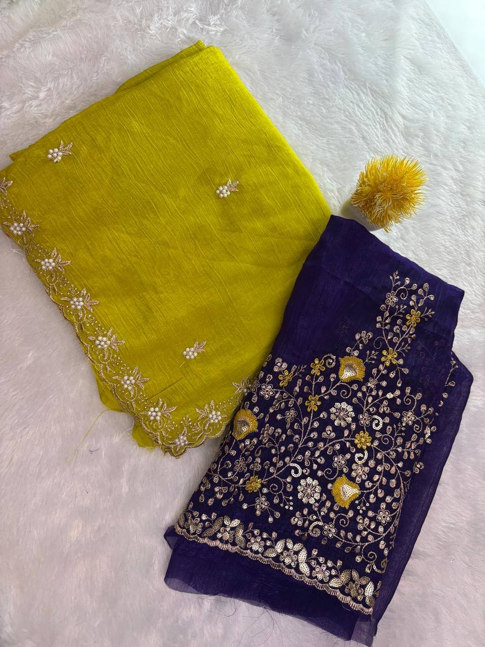     			Sitanjali Chanderi Woven Sambalpuri Saree With Unstitched Blouse Piece ( Yellow )