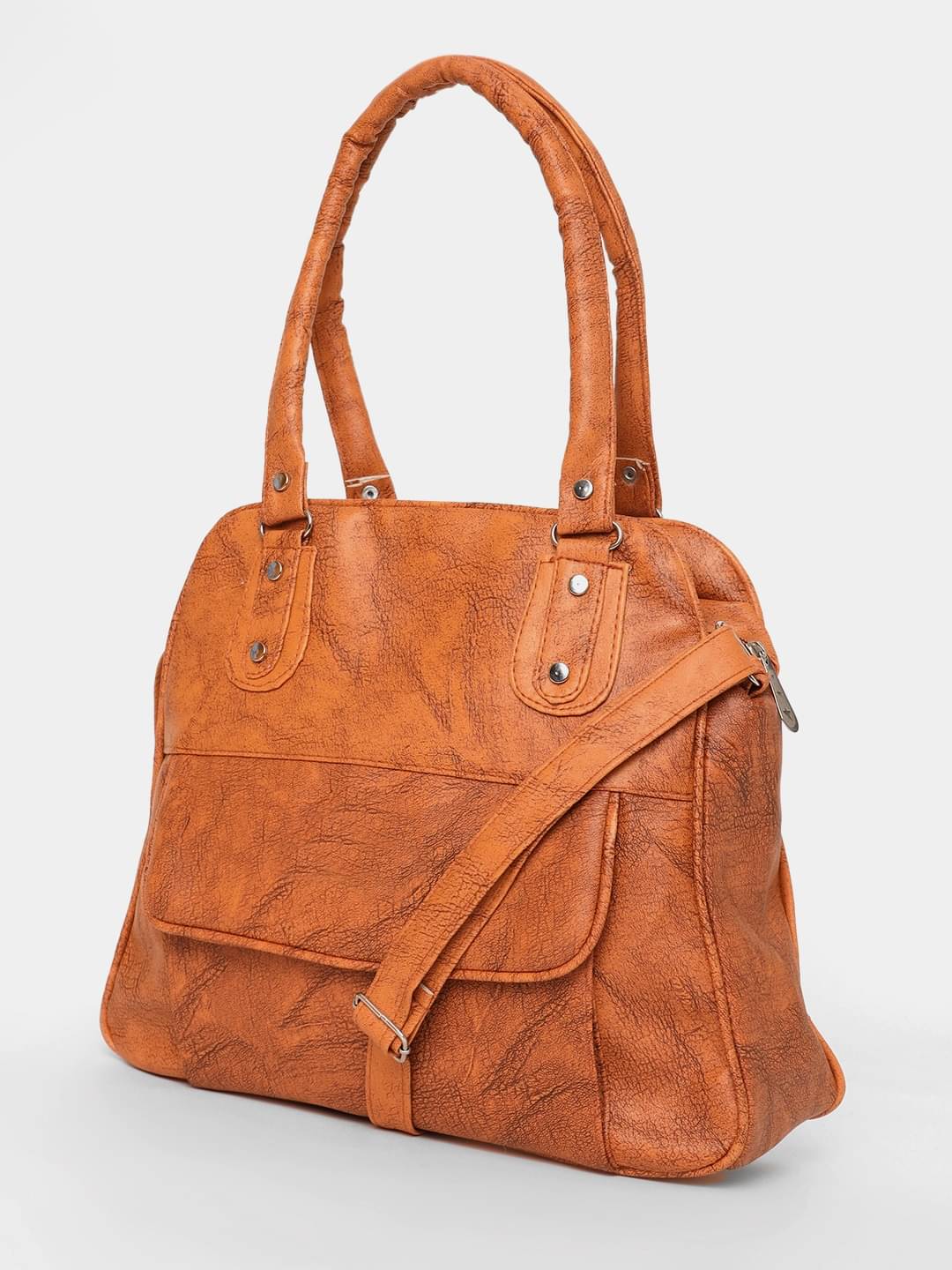     			Springberry Handheld Bag PU Set of 1 ( Brown )