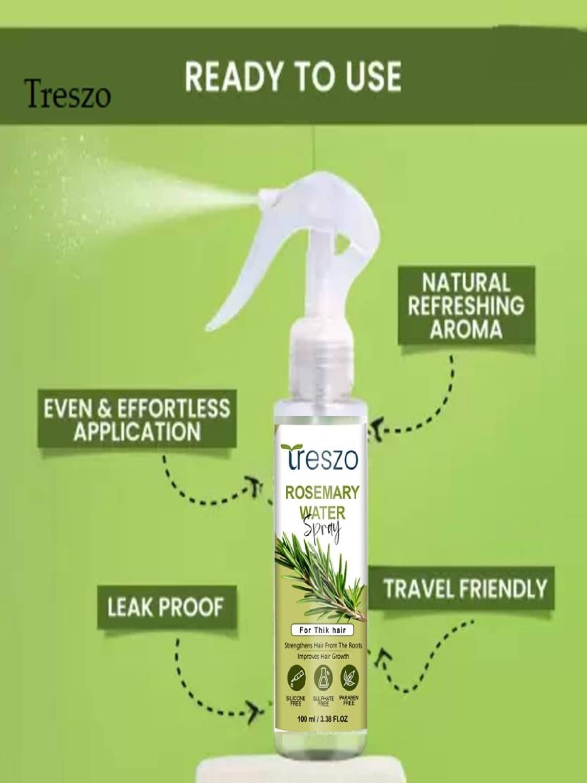     			Treszo Rosemary Hair Growth Hair Serum 100 mL