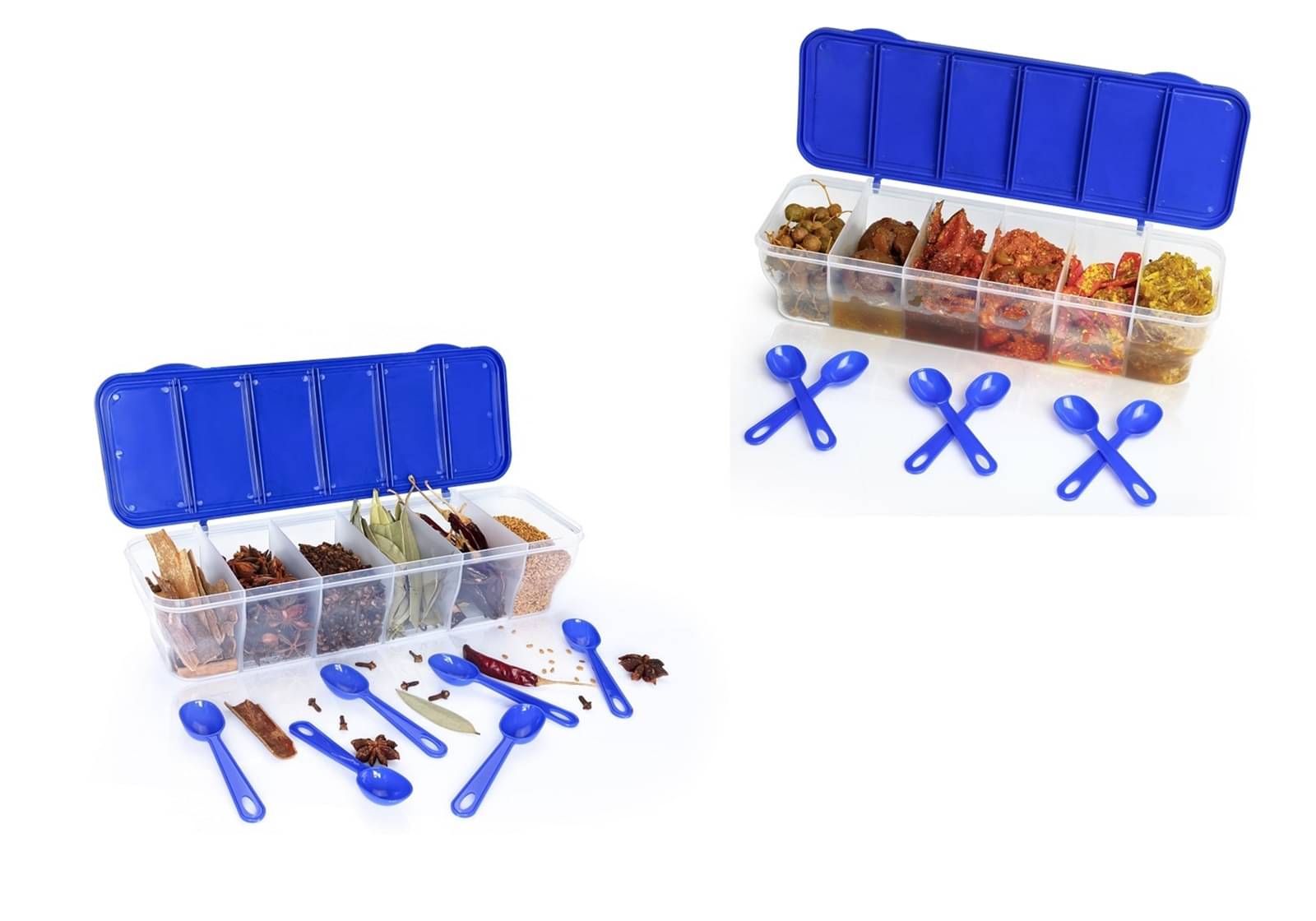 analog kichenware Dal/Spice/Dry Fruit Plastic Blue Pickle Container ( Set of 1 ) analog kichenware Dal/Spice/Dry Fruit Plastic Blue Pickle Container ( Set of 1 )