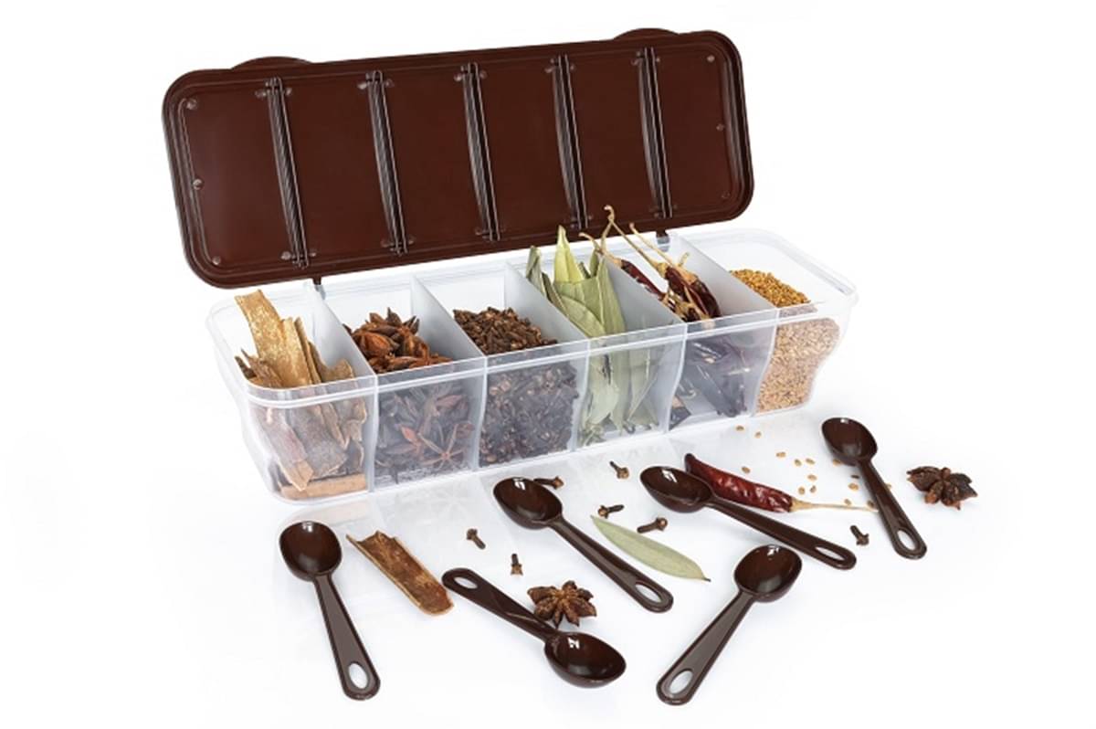 analog kichenware Dal/Spice/Dry Fruit Plastic Brown Pickle Container ( Set of 1 ) analog kichenware Dal/Spice/Dry Fruit Plastic Brown Pickle Container ( Set of 1 )