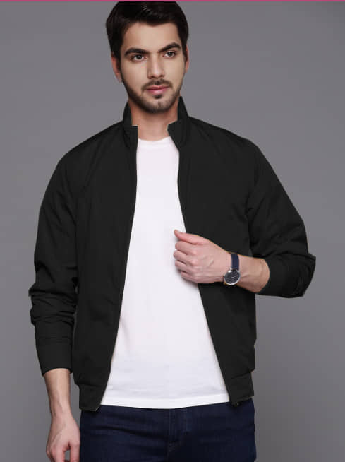 freaks Polyester Men's Biker Jacket - Black ( Pack of 1 ) - Jackets & Coats | Buy online on ZillyBuy