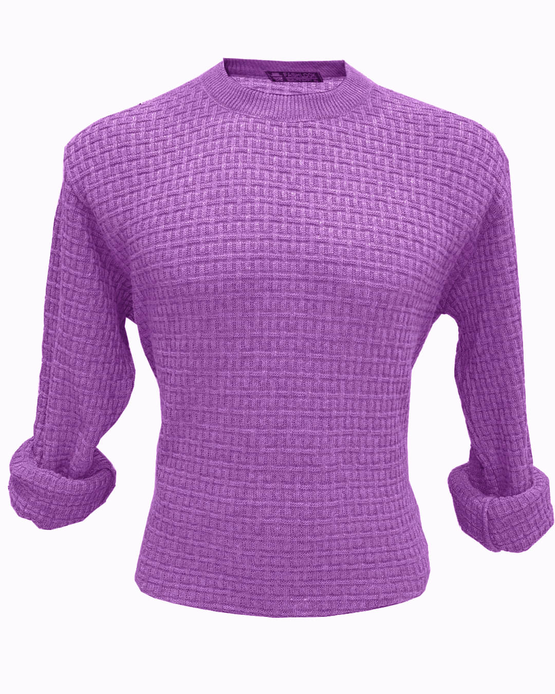     			freaks Woollen Blend Round Neck Men's Full Sleeves Pullover Sweater - Purple ( Pack of 1 )
