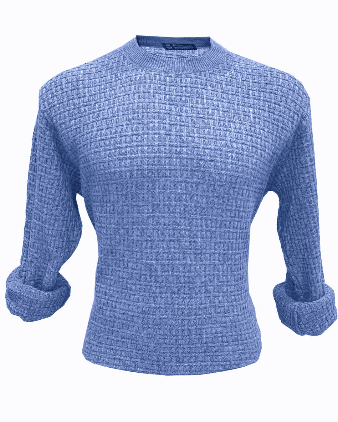     			freaks Woollen Blend Round Neck Men's Full Sleeves Pullover Sweater - Blue ( Pack of 1 )