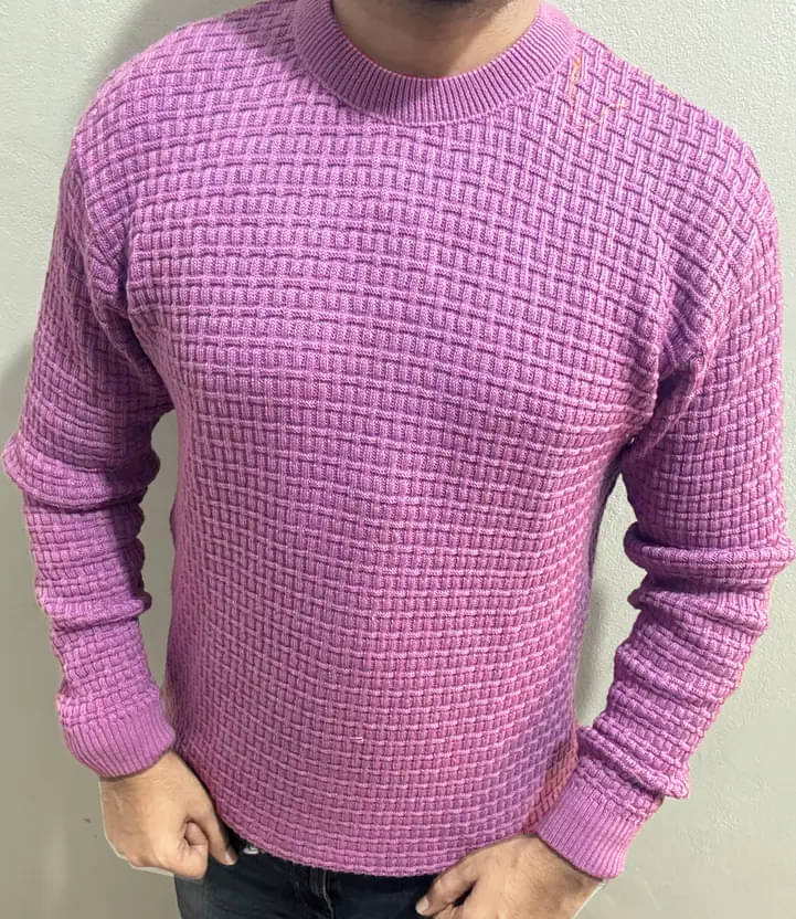 freaks Woollen Blend Round Neck Men's Full Sleeves Pullover Sweater - Purple ( Pack of 1 ) freaks Woollen Blend Round Neck Men's Full Sleeves Pullover Sweater - Purple ( Pack of 1 )