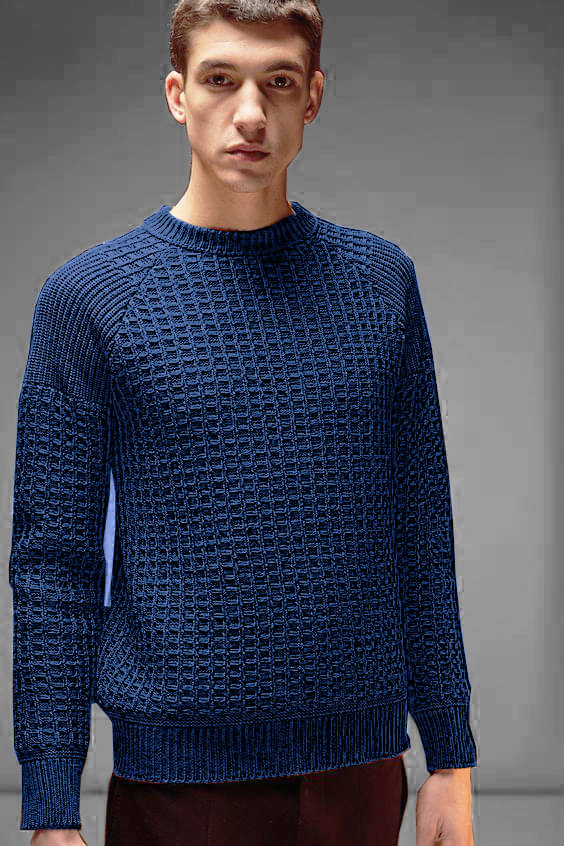 freaks Woollen Blend Round Neck Men's Full Sleeves Pullover Sweater - Blue ( Pack of 1 ) freaks Woollen Blend Round Neck Men's Full Sleeves Pullover Sweater - Blue ( Pack of 1 )