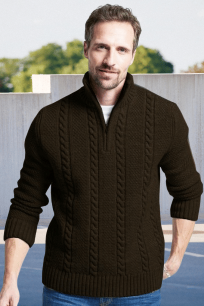 freaks Woollen Blend V-Neck Men's Full Sleeves Pullover Sweater - Coffee ( Pack of 1 ) freaks Woollen Blend V-Neck Men's Full Sleeves Pullover Sweater - Coffee ( Pack of 1 )