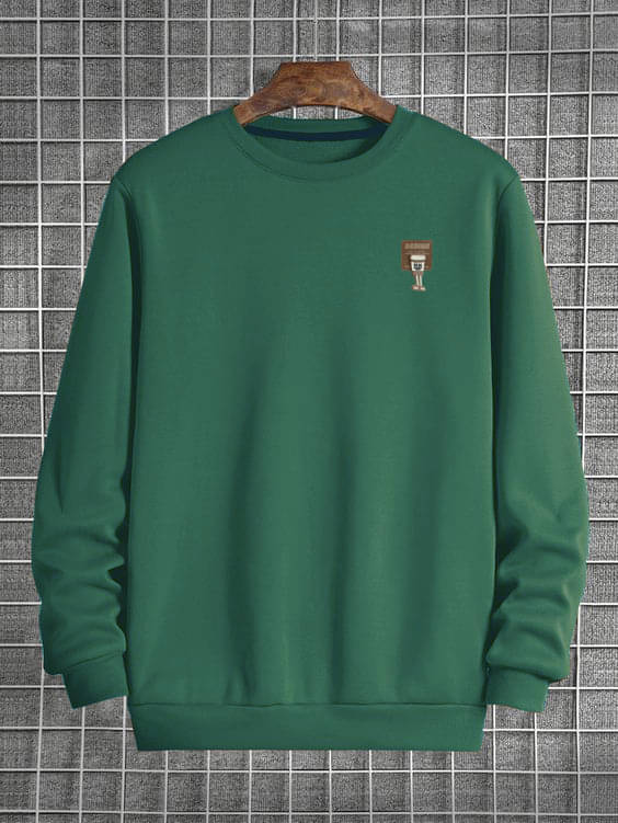 freaks Woollen Round Neck Men's Sweatshirt - Green ( Pack of 1 ) freaks Woollen Round Neck Men's Sweatshirt - Green ( Pack of 1 )
