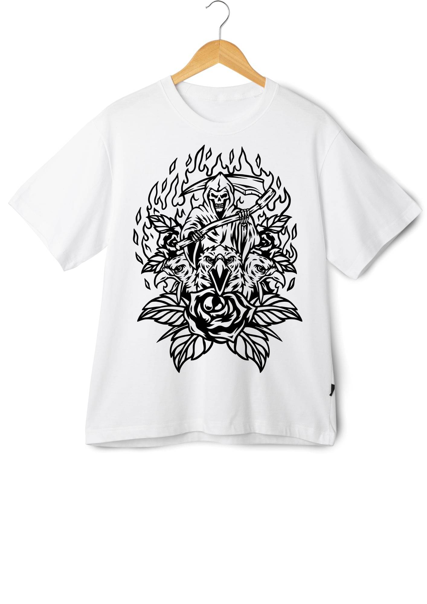     			maddock corp Men Polyester Regular Fit Printed T-Shirt ( White )