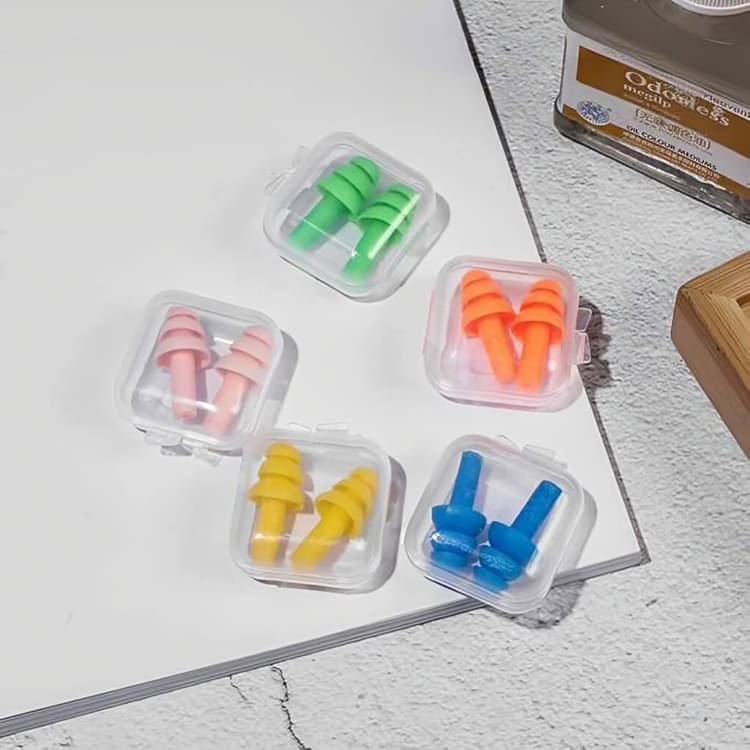    			meghal (pack of 5) Assorted Ear Plug
