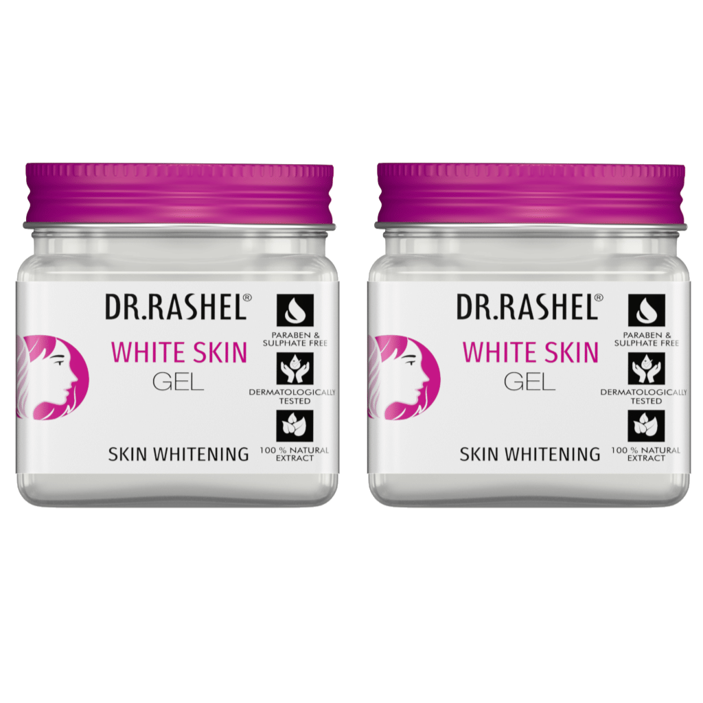     			Dr.Rashel White Skin Gel,Hydrates And Brightens Complexion,For All Skin Type,45 Ml (Pack of 2)