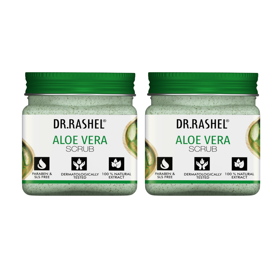 Dr.Rashel Aloe Vera Scrub,Soothes And Gently Exfoliates,For All Skin Type,45 Ml (Pack of 2) Dr.Rashel Aloe Vera Scrub,Soothes And Gently Exfoliates,For All Skin Type,45 Ml (Pack of 2)