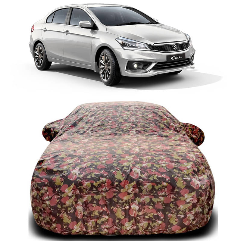     			DUFFEL Car Body Cover for Maruti Ciaz  Without Mirror Poacket (Pack of1, Multicolour)