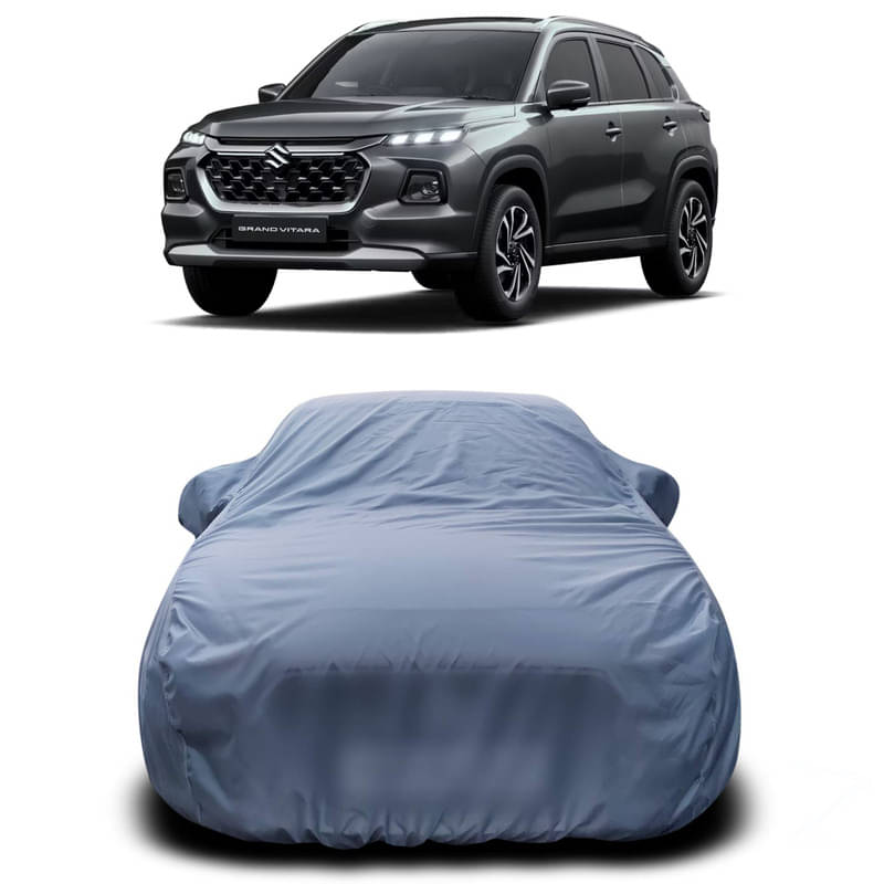     			DUFFEL Car Body Cover for Maruti Grand Vitara  Without Mirror Poacket (Pack of1, Grey)