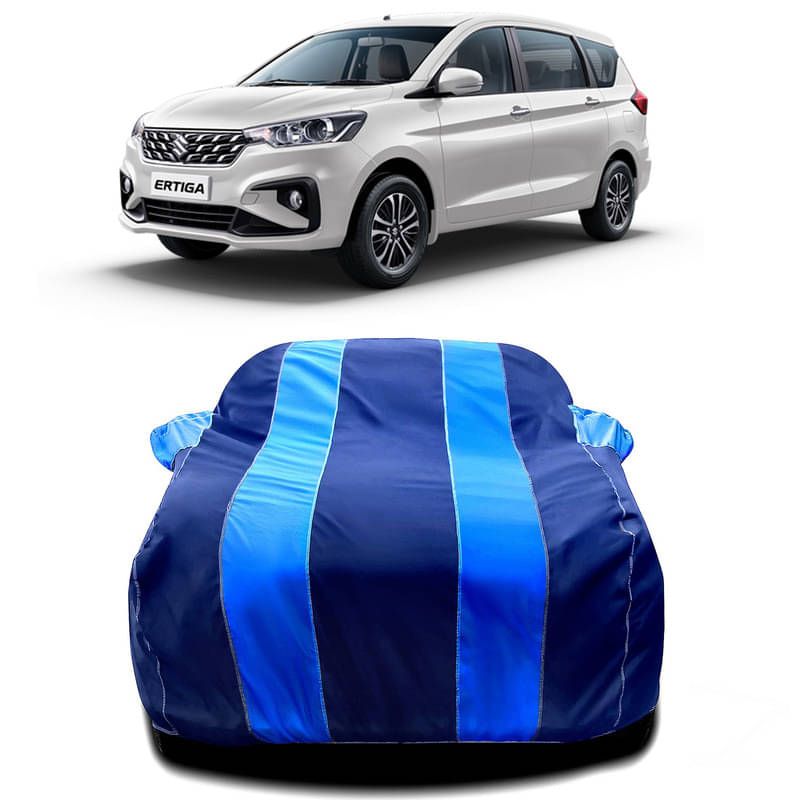     			DUFFEL Car Body Cover for Maruti Ertiga  Without Mirror Poacket (Pack of1, Blue)