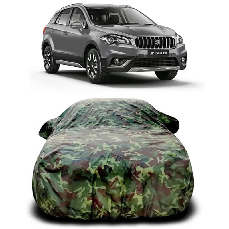 DUFFEL Car Body Cover for Maruti Old S-Cross Without Mirror Poacket (Pack of1, Multicolour) DUFFEL Car Body Cover for Maruti Old S-Cross Without Mirror Poacket (Pack of1, Multicolour)