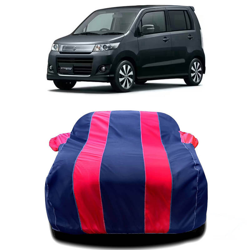     			DUFFEL Car Body Cover for Maruti Wagon R Stingray  Without Mirror Poacket (Pack of1, Red)