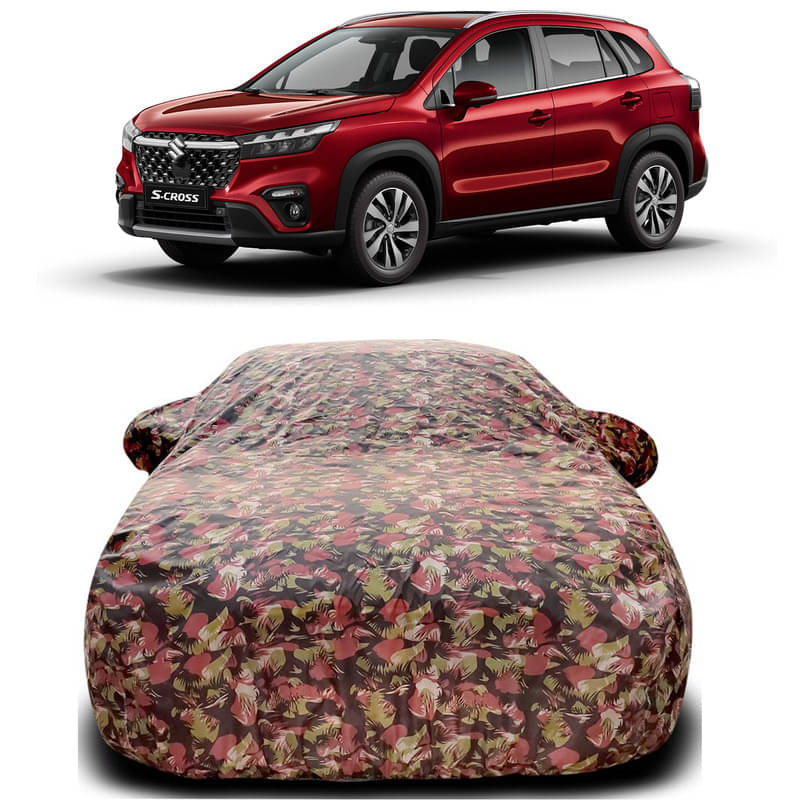 DUFFEL Car Body Cover for Maruti S-Cross Without Mirror Poacket (Pack of1, Multicolour) DUFFEL Car Body Cover for Maruti S-Cross Without Mirror Poacket (Pack of1, Multicolour)