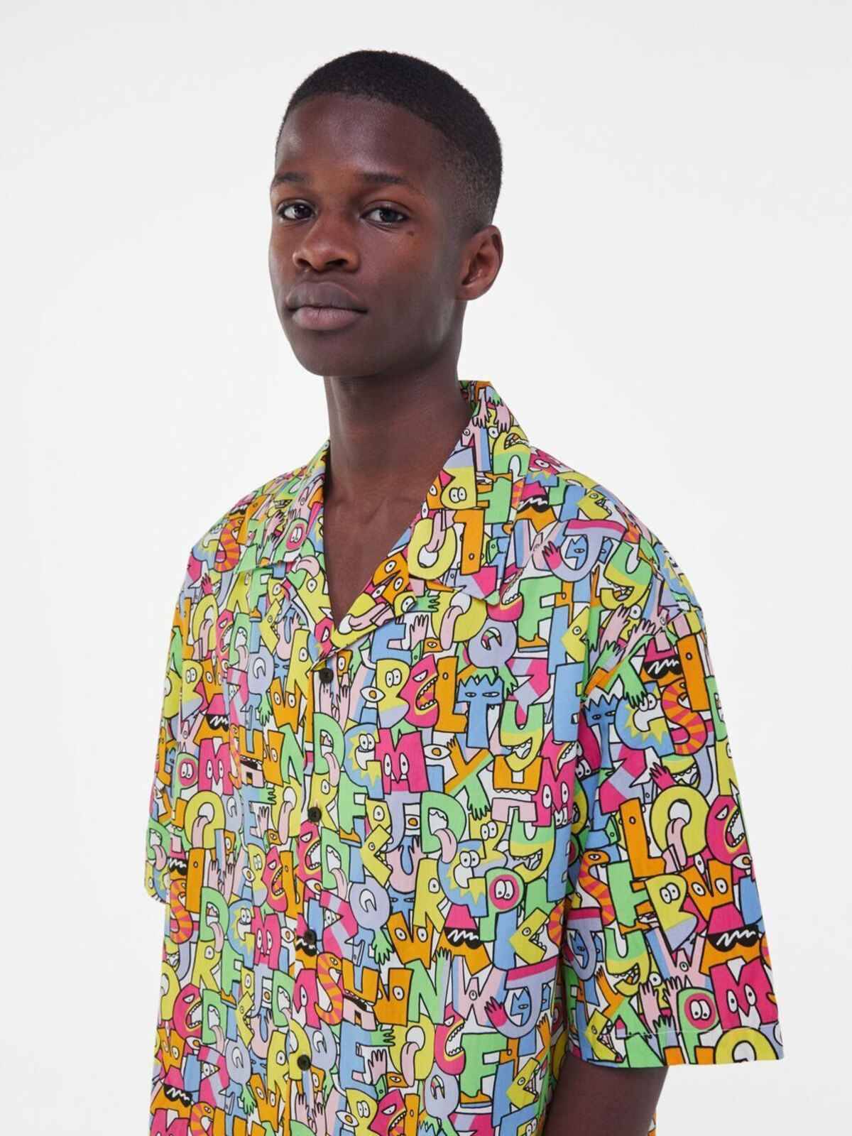FLIRTY SOUL Polyester Regular Fit Printed Half Sleeves Men's Casual Shirt - Multicolor ( Pack of 1 ) FLIRTY SOUL Polyester Regular Fit Printed Half Sleeves Men's Casual Shirt - Multicolor ( Pack of 1 )