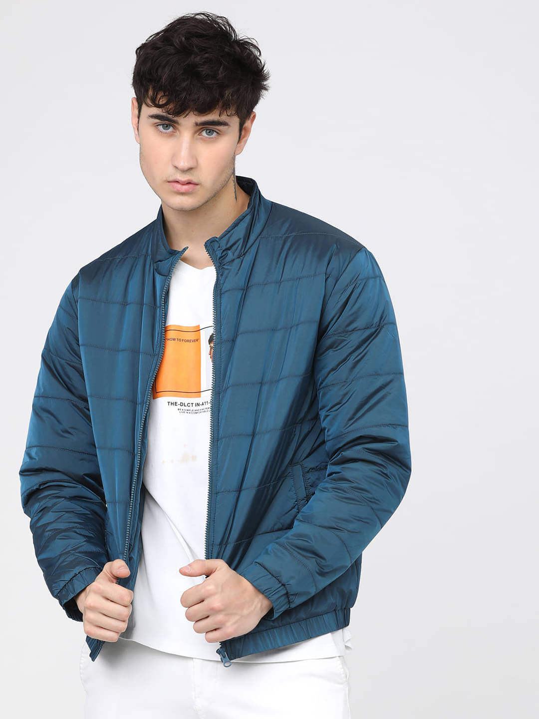 Highlander Polyester Blend Men's Puffer Jacket - Green ( Pack of 1 ) Highlander Polyester Blend Men's Puffer Jacket - Green ( Pack of 1 )