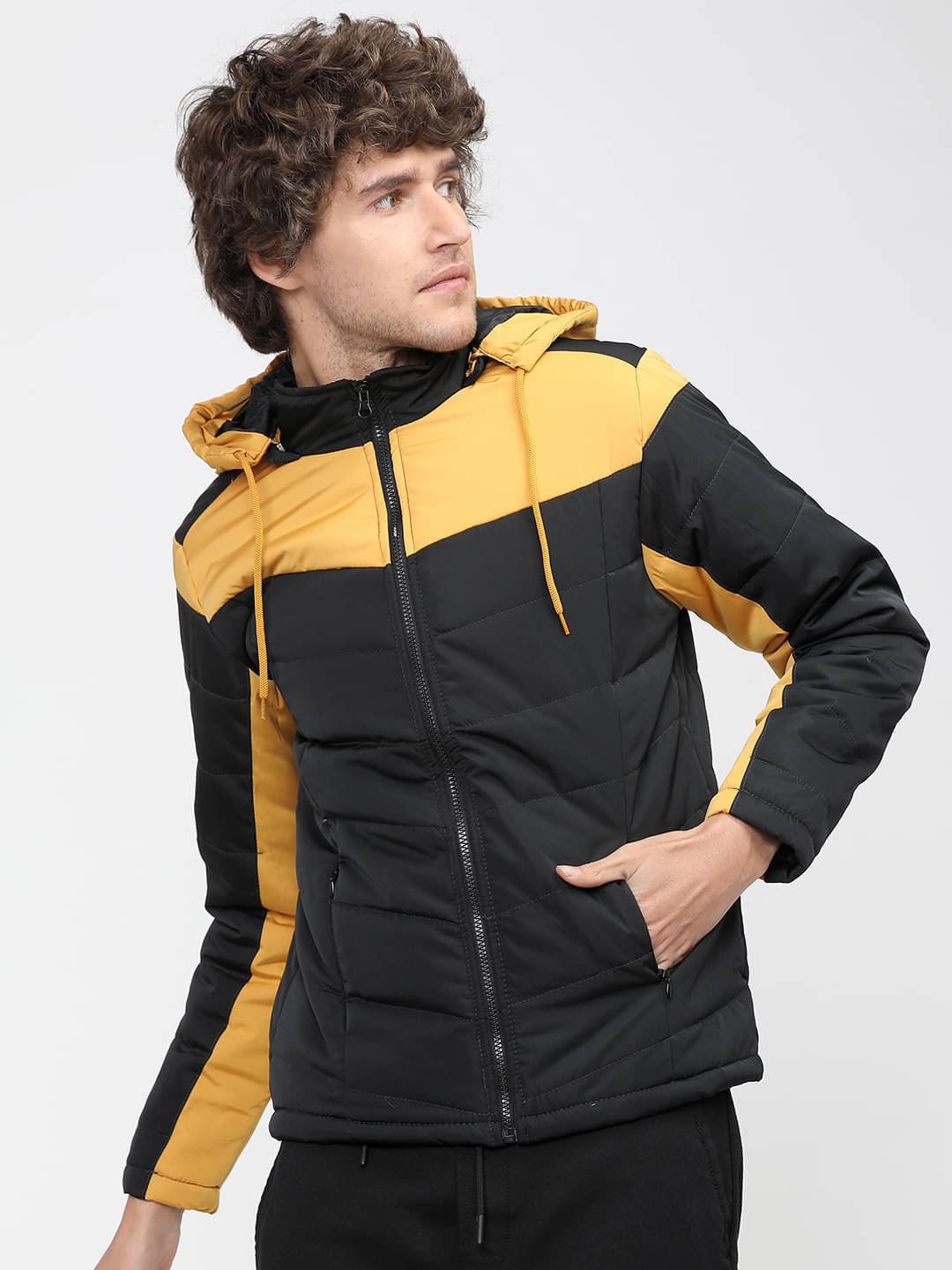 Highlander Polyester Blend Men's Casual Jacket - Black ( Pack of 1 ) Highlander Polyester Blend Men's Casual Jacket - Black ( Pack of 1 )